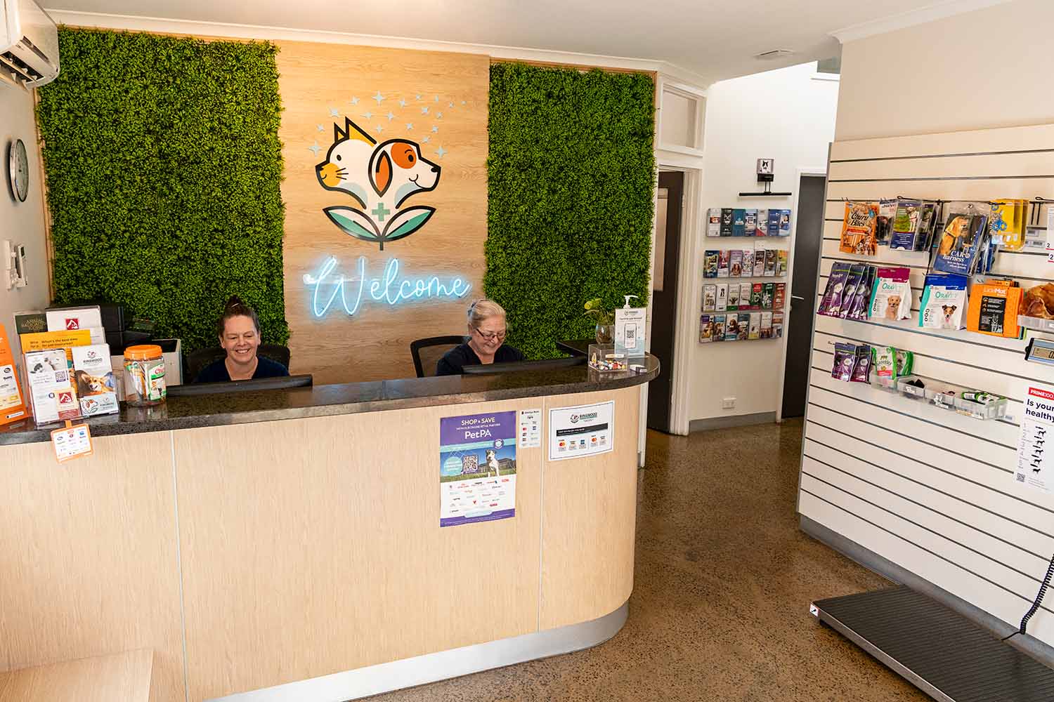 Ringwood Vet Clinic reception area - designed for a Fear Free entrance for your pet